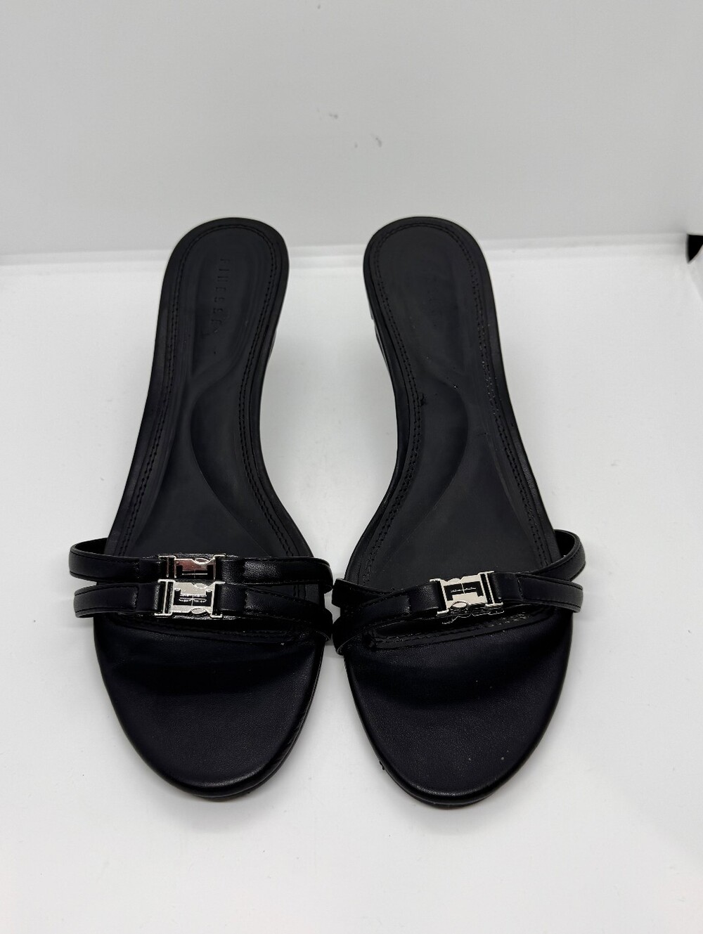 FINESSE Queenie Black No. 8/Safety Buckle Kitten Heel/Size8/ 7/NWB/MSRP$68